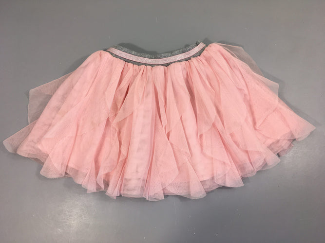 Jupe tulle rose, tachée à relaver, moins cher chez Petit Kiwi