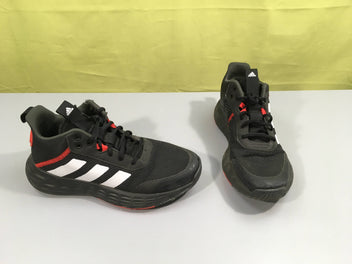 Baskets Onethegame 2.0, noir/rouge, 40, bords de la cheville abîmés