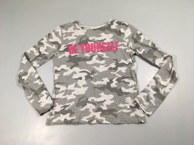 T-shirt m.l gris camouflage Yourself, moins cher chez Petit Kiwi