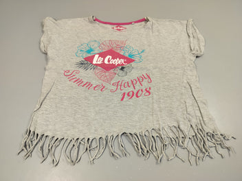 T-shirt m.c gris flammé