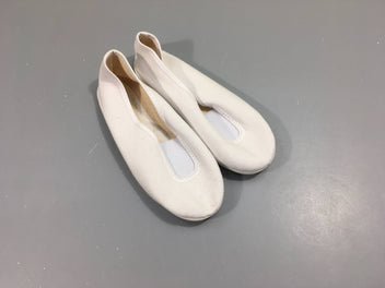 Sandales de gym blanches -30, taille petit