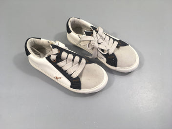 Baskets blanc-bleu fusée