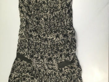 Robe s.m noir/blanc