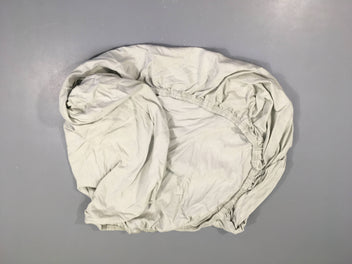 Drap housse pour berceau jersey gris, 50x90x8cm