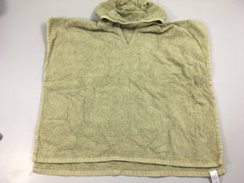 Cape de bain éponge kaki, 60x120