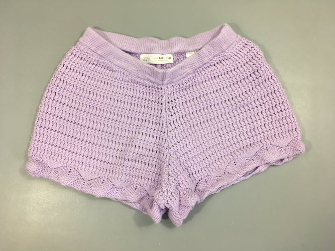 Short lilas crochet, moins cher chez Petit Kiwi