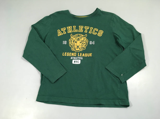 T-shirt m.l vert foncé athletics, moins cher chez Petit Kiwi