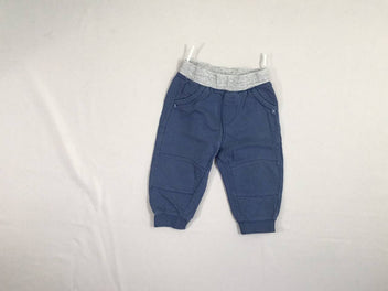 Pantalon molleton bleu/gris chiné