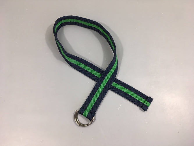 Ceinture bleu marine/vert, 60cm, moins cher chez Petit Kiwi