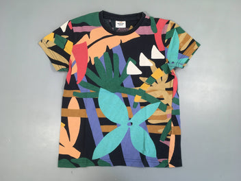 T-shirt m.c coloré bleu/rouge/vert-Légèrement bouloché