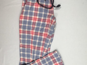 Pantalon de pyjama à carreaux, taille 38