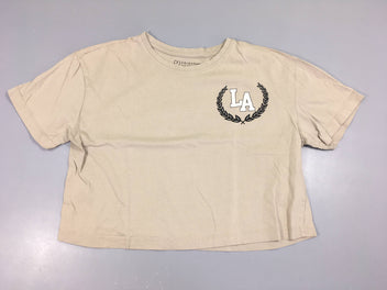 T-shirt m.c cropped beige LA