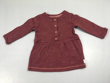 Robe m.l jersey bordeaux