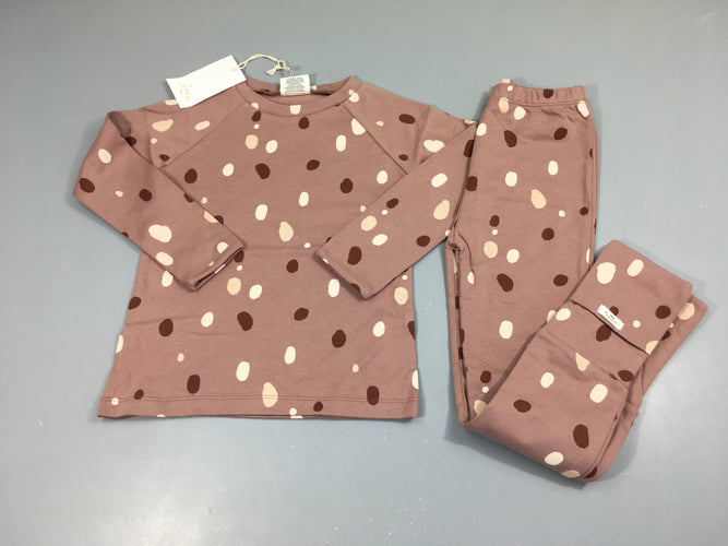 NEUF sous blister Pyjama 2pcs jersey rose pois Comète paris (prix neuf sur leur site 34€), moins cher chez Petit Kiwi
