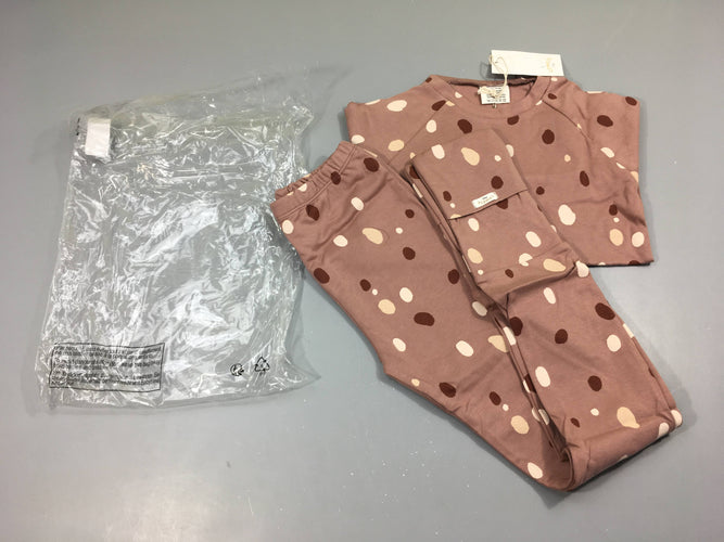 NEUF sous blister Pyjama 2pcs jersey rose pois Comète paris (prix neuf sur leur site 34€), moins cher chez Petit Kiwi