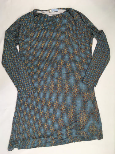 Robe m.l jersey bleu motifs, Un ventre pour deux, moins cher chez Petit Kiwi