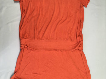 Robe m.c jersey orange d'allaitement