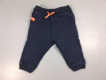 Pantalon de training bleu foncé poche chien