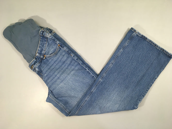 Jeans large de grossesse, moins cher chez Petit Kiwi