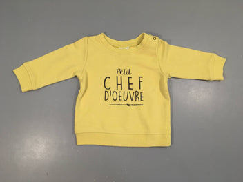 Sweat jaune Petit chef