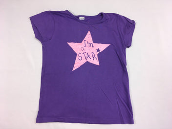 T-shirt m.c mauve étoile