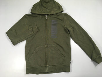 Sweat zippé à capuche vert Puma