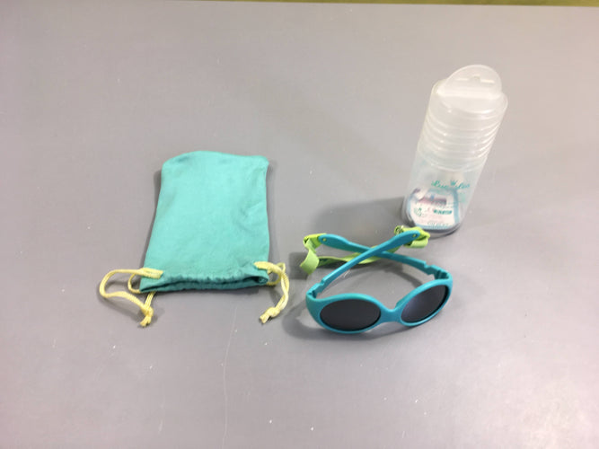 Lunettes de soleil bleu, Luc et Léa, catégorie 4, 0-1 an, moins cher chez Petit Kiwi