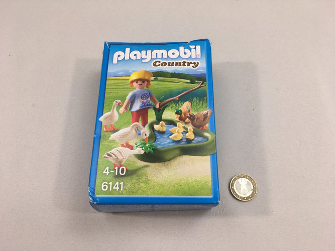 Enfant avec oies et canards, Playmobil Countr.y 6141 - 4-10a - complet, moins cher chez Petit Kiwi