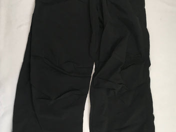 Pantalon parachute nylon noir, Bershka, taille M