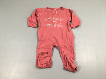 Pyjama jersey vieux rose