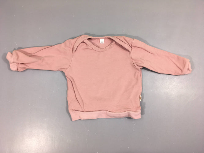 Sweat léger rose, moins cher chez Petit Kiwi