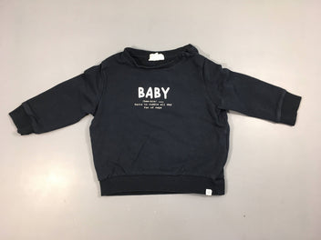 Sweat bleu foncé Baby
