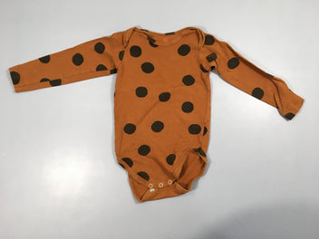 Body m.l brun pois noirs Bouloché