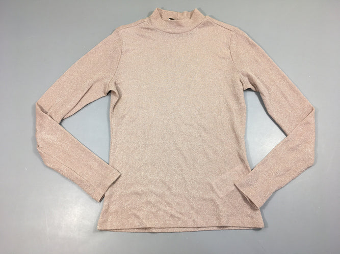 T-shirt m.l mailles vieux rose irisé, moins cher chez Petit Kiwi