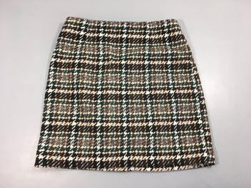 Jupe chevrons.multicolore, 7% laine, taille 34