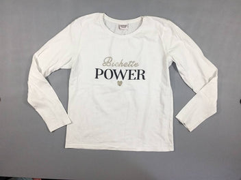 T-shirt m.l blanc Bichette Power
