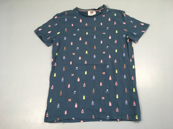 T-shirt m.c bleu bouteilles
