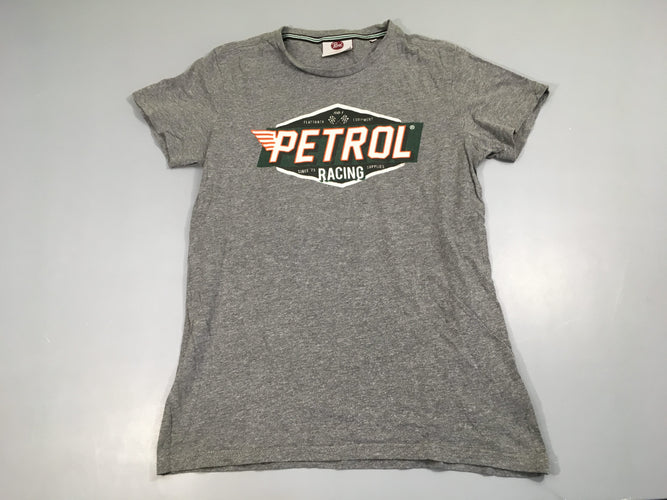 T-shirt m.c gris chiné Petrol, moins cher chez Petit Kiwi
