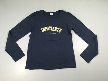 T-shirt m.l bleu foncé Impatiente