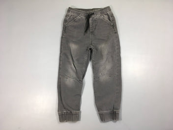 Pantalon taille et chevilles élastiques gris