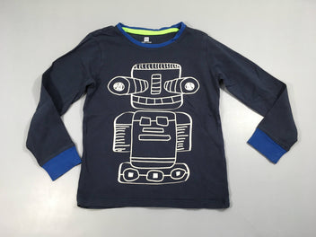 T-shirt m.l bleu foncé totem