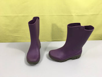 Bottes de pluie mauves Solognac, 27-28