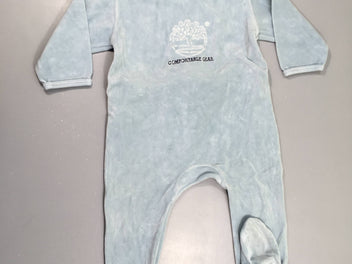 Pyjama velours bleu ar.bre