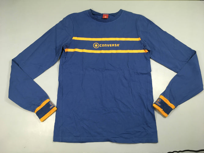 T-shirt m.l bleu Converse, moins cher chez Petit Kiwi