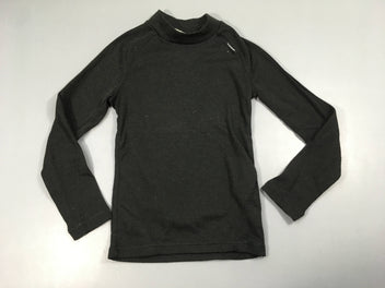 T-shirt m.l thermique noir, Wed'ze