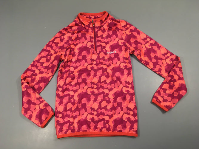 Sweat corail motif, Wed'ze, moins cher chez Petit Kiwi