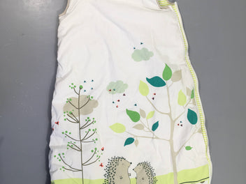 Sac de couchage  blanc-vert Hérissons