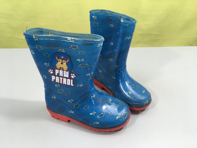 Bottes de pluie bleues-rouges Pat patrouille, moins cher chez Petit Kiwi