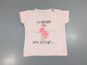 T-shirt m.c rose clair La boutique