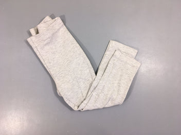 Legging côtelé gris clair